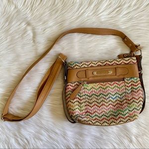 Colorful Woven Rosetti Bag